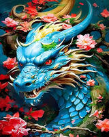 Без бренда «Бирюзовый дракон среди цветов» в Курске