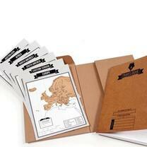 Без бренда «Скретч-карта мира стирающаяся. Карта путешествий» в Курске