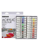 Без бренда «Коробка 24 шт.: Акриловые краски «Две картинки» 24 шт. по 12 мл, проф. пигмент» в Курске