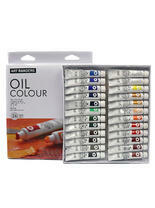 Без бренда «Коробка 24 шт.: Масляные краски «Две картинки» 24 шт. по 12 мл, проф. пигмент» в Курске