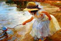 Без бренда «Девочка пытается спасти мяч» в Курске в интернет-магазине  Без бренда «Девочка пытается спасти мяч» в Курске