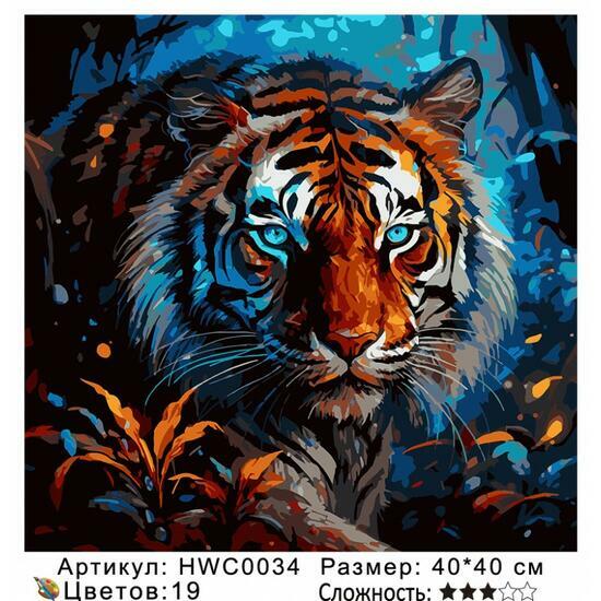 Картина по номерам 40x40 HWC0034