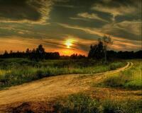 Без бренда «Проселочная дорога на закате» в Курске