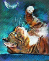 Без бренда «Котенок играет пером» в Курске в интернет-магазине  Без бренда «Котенок играет пером» в Курске