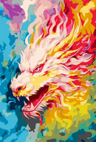 Без бренда «Разноцветный огненный дракон» в Курске в интернет-магазине  Без бренда «Разноцветный огненный дракон» в Курске