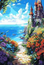 Каменный замок у моря