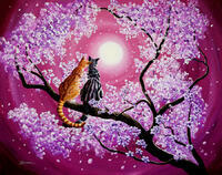 Без бренда «Пара котов на цветущем дереве» в Курске