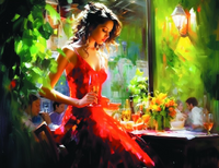 Без бренда «Милая девушка с бокалом шампанского» в Курске в интернет-магазине  Без бренда «Милая девушка с бокалом шампанского» в Курске