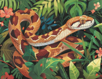 Без бренда «Маисовый полоз в зеленой листве» в Курске